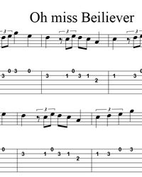 oh ms believer ukulele tabs