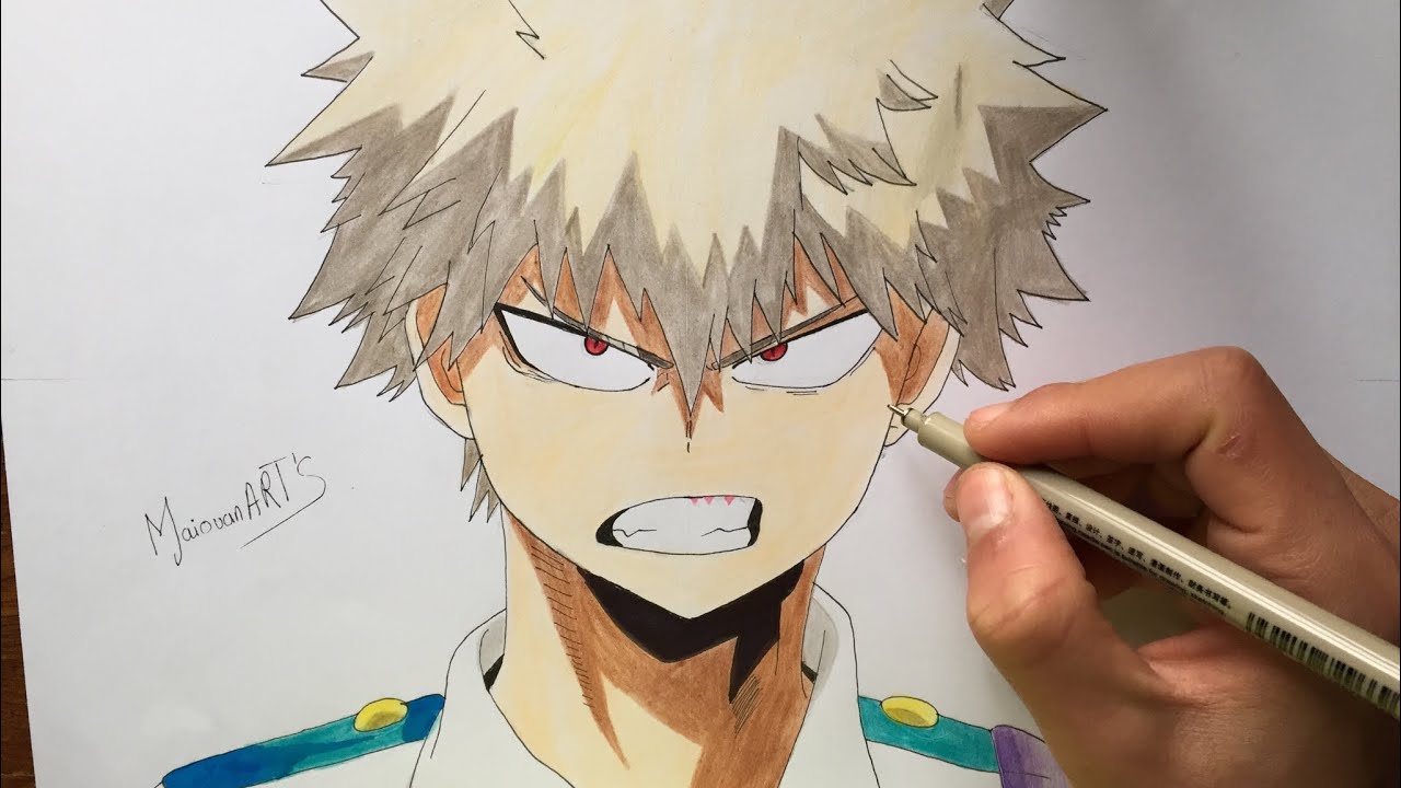 bakugou katsuki para dibujar