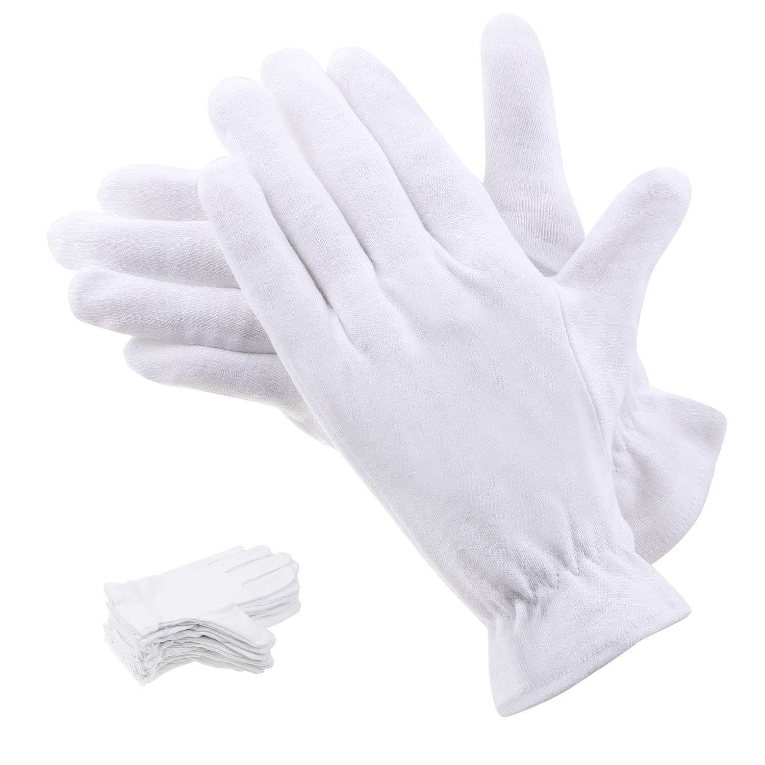 white cotton gloves eczema