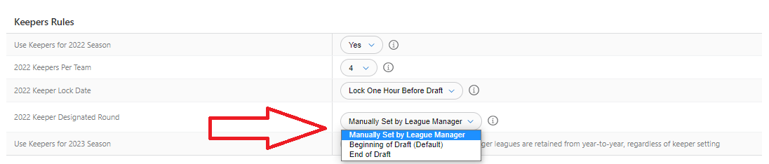 espn keeper league rules