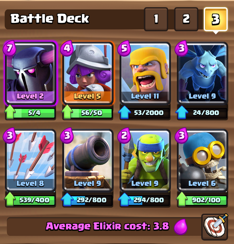 clash royal best arena 4 deck