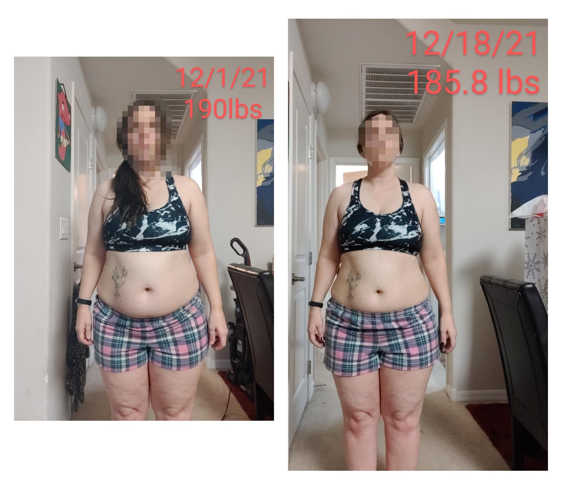 chloe ting 2 weeks shred results