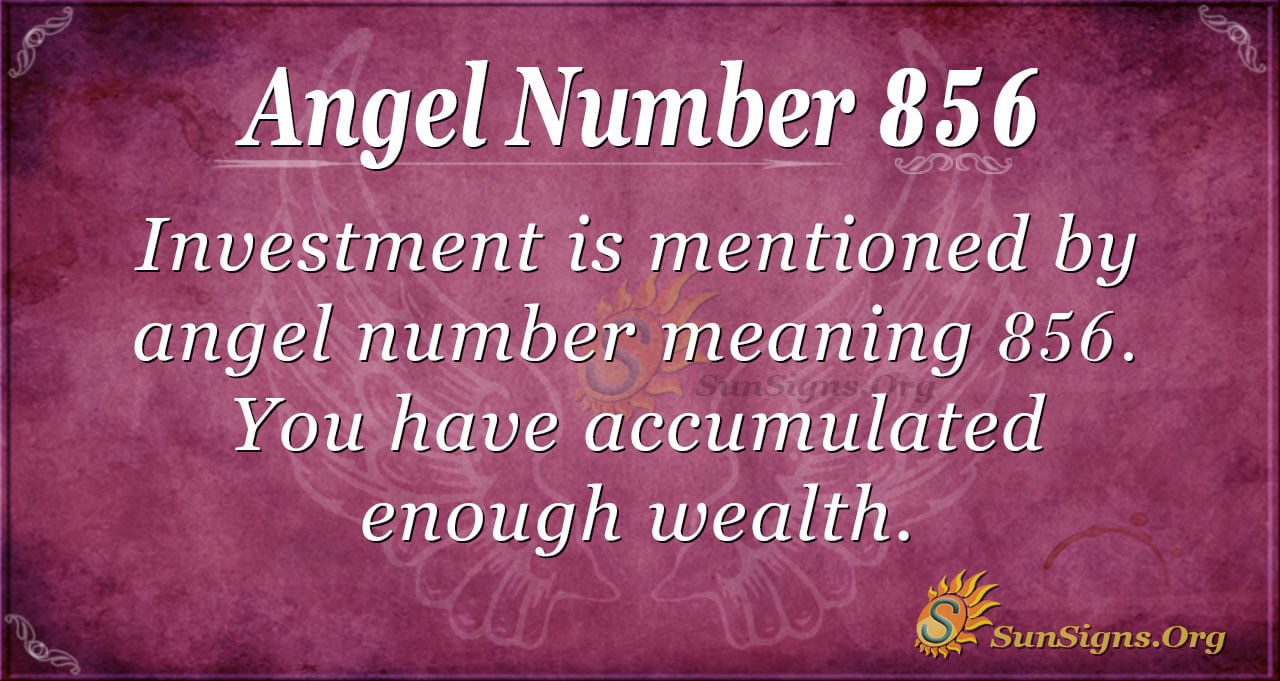 856 angel number