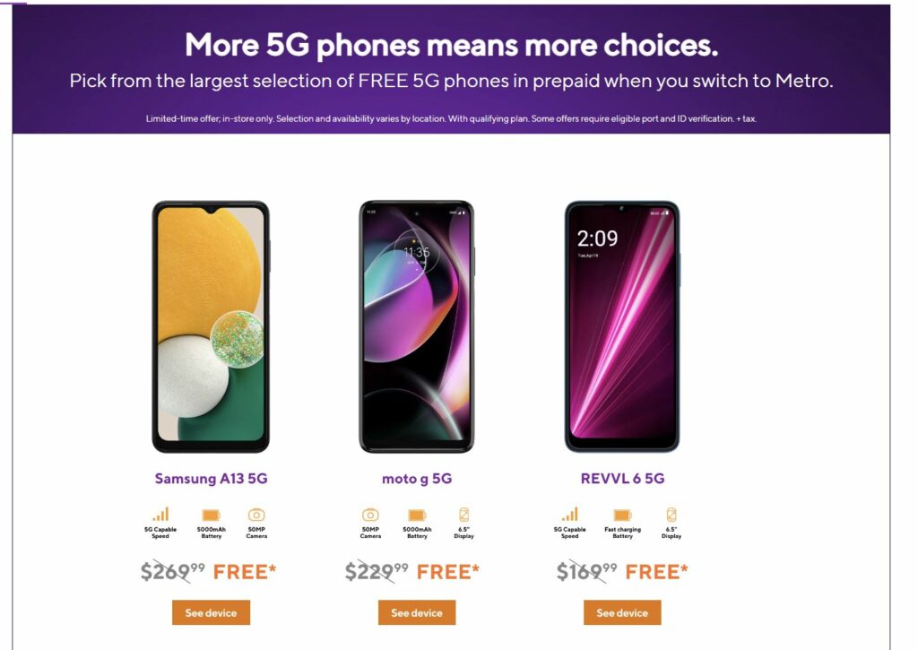 metro pcs phone upgrade deals for existing customers