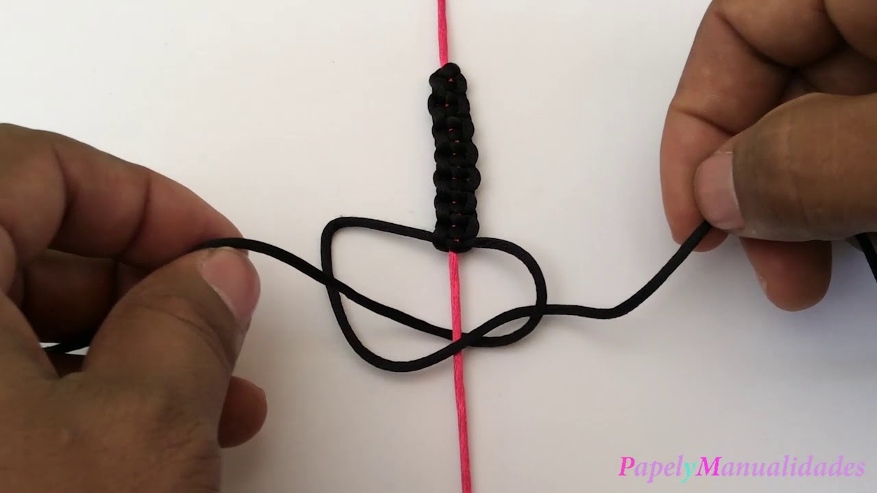 como hacer pulseras de hilo