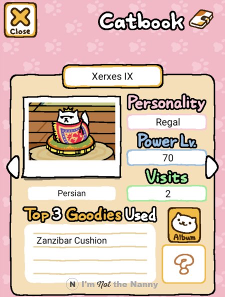 rarest neko atsume cat