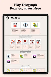 daily telegraph puzzles app