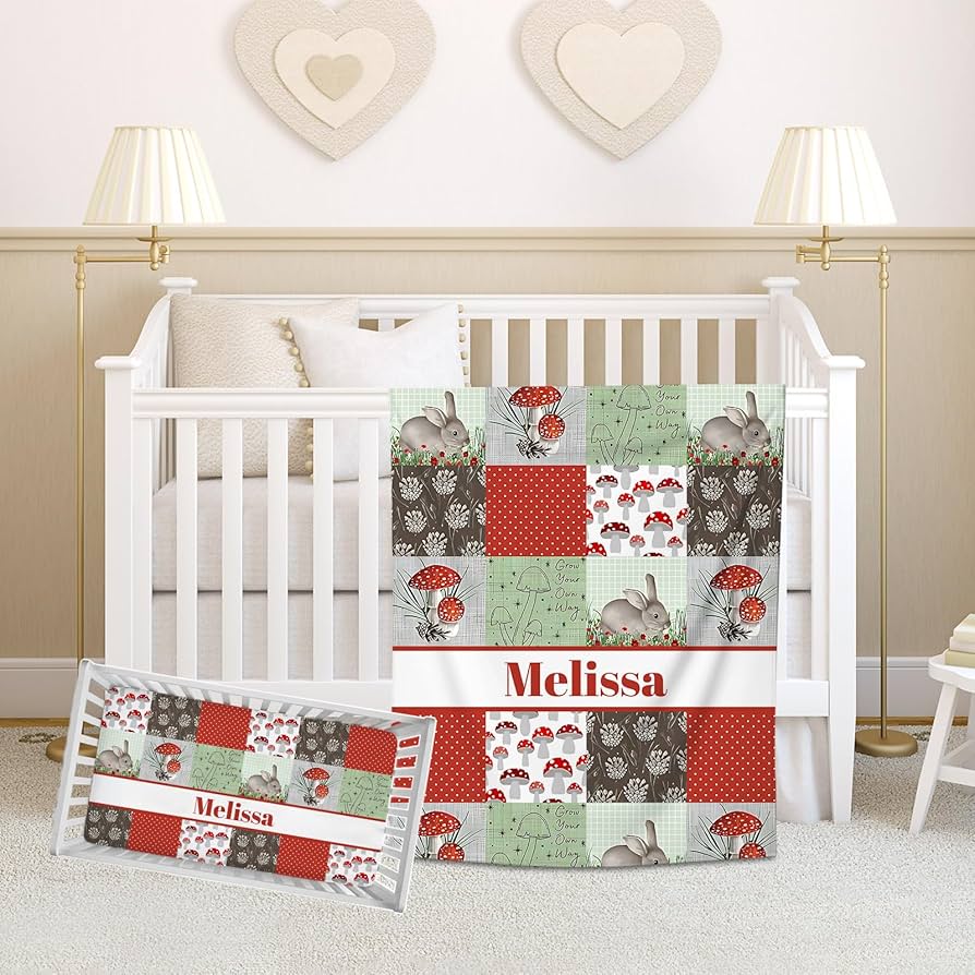 mushroom crib bedding