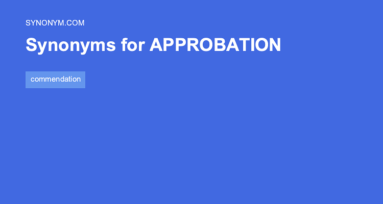 antonym of approbation