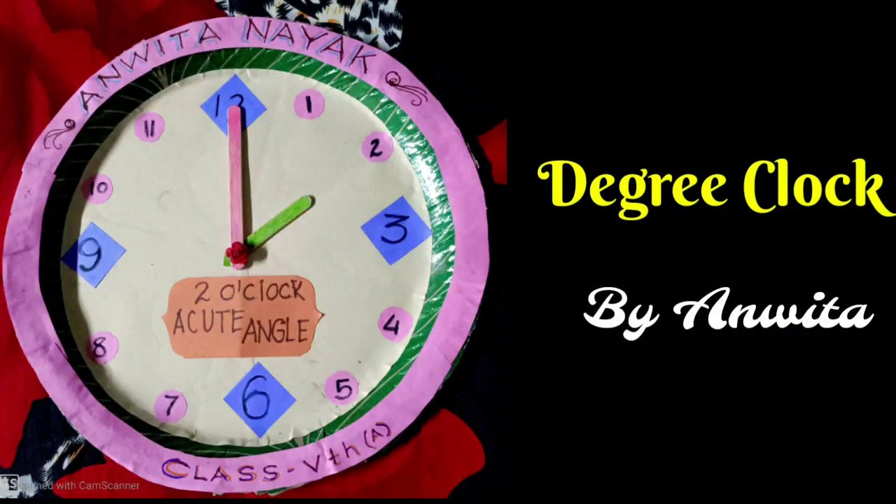 making a degree clock