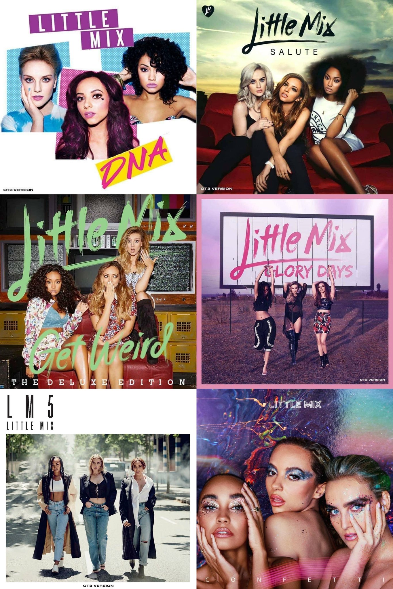 little mix albums in order