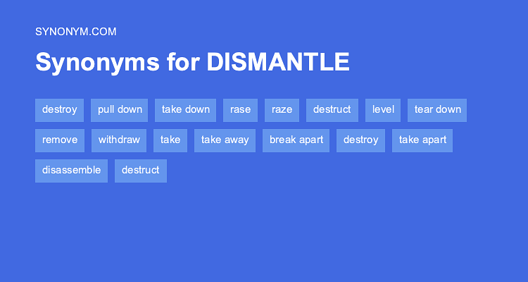 dismantle synonym