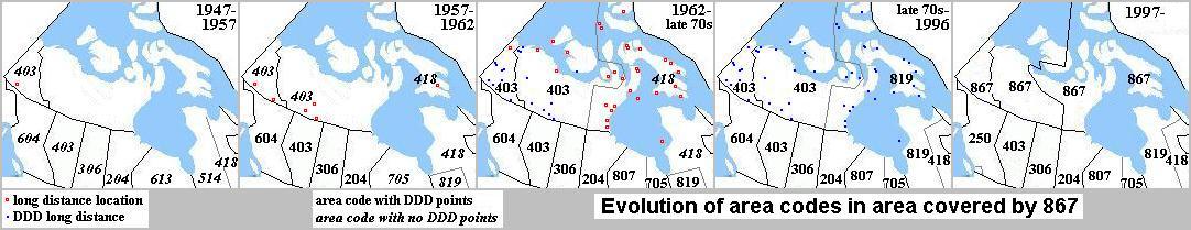 867 area code in canada