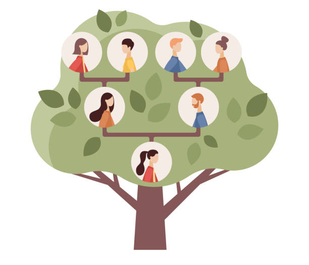 simple family tree clipart