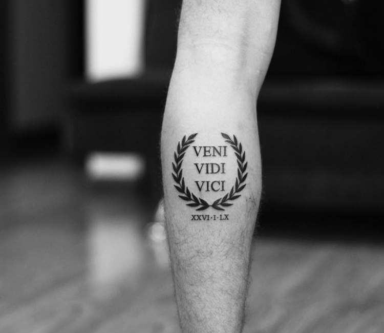 veni vidi vici tattoo