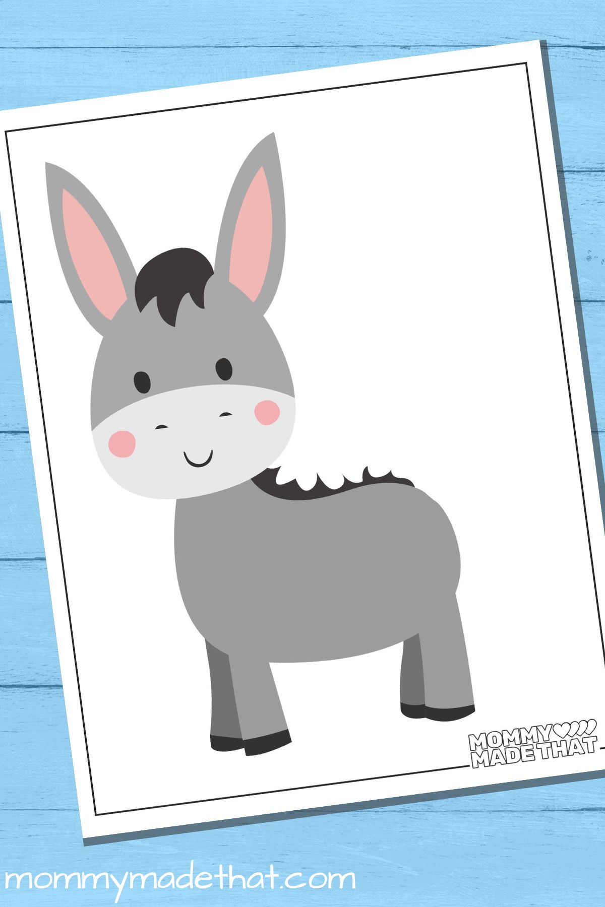 print pin the tail on the donkey