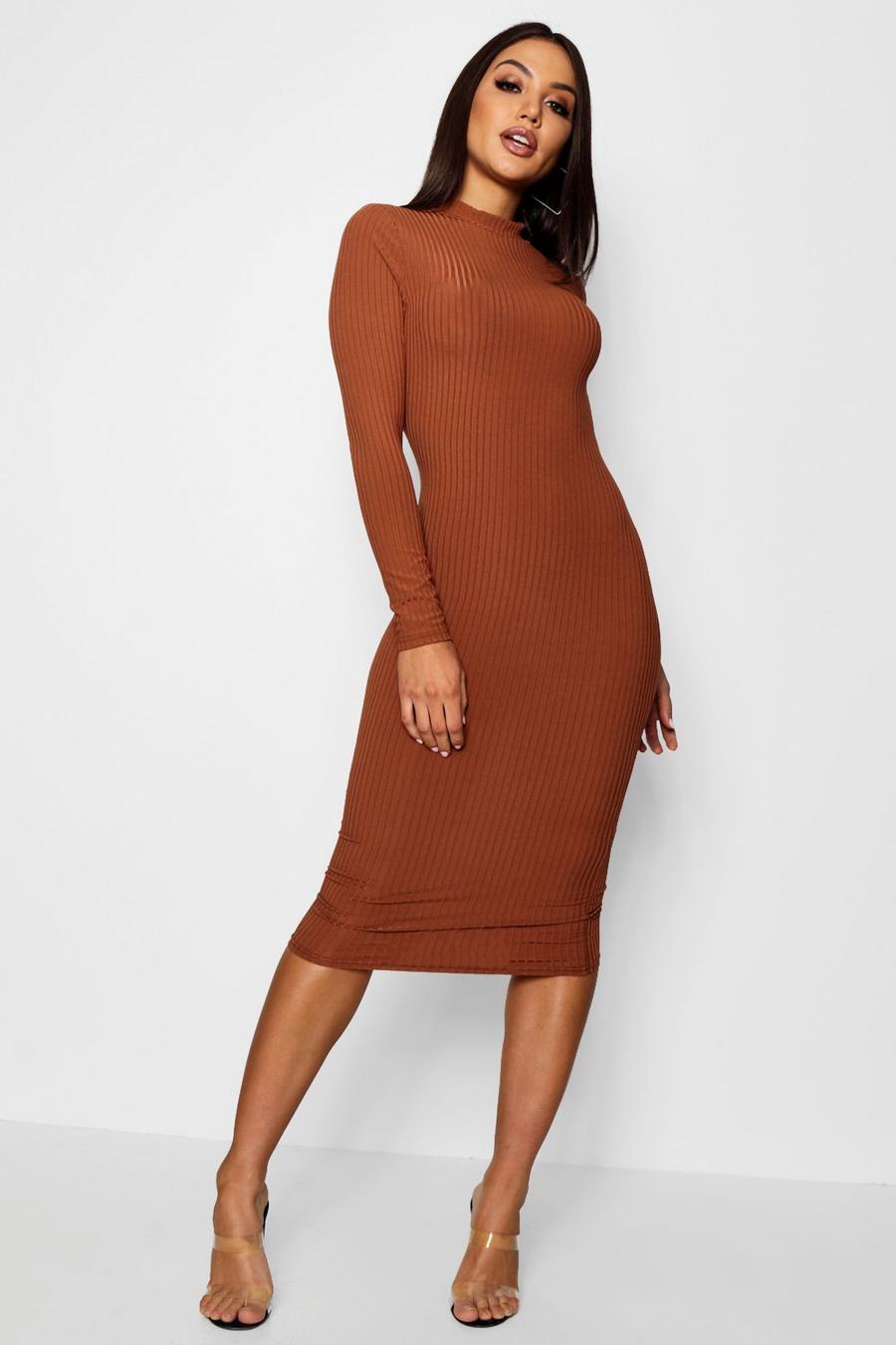 boohoo long sleeve dress