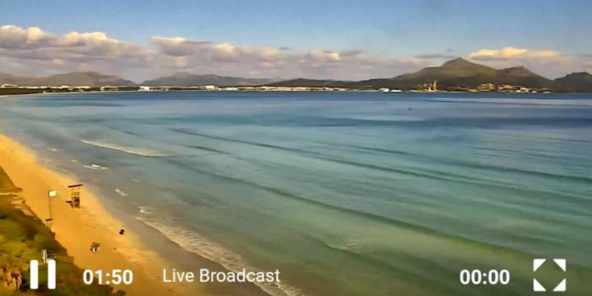 webcam playa de muro