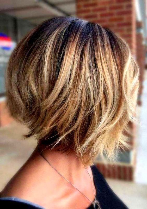 short bob hairstyles layered