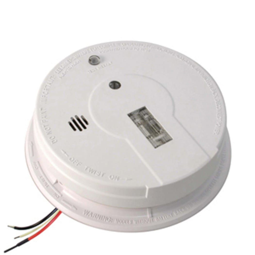 kidde smoke detector flashes red