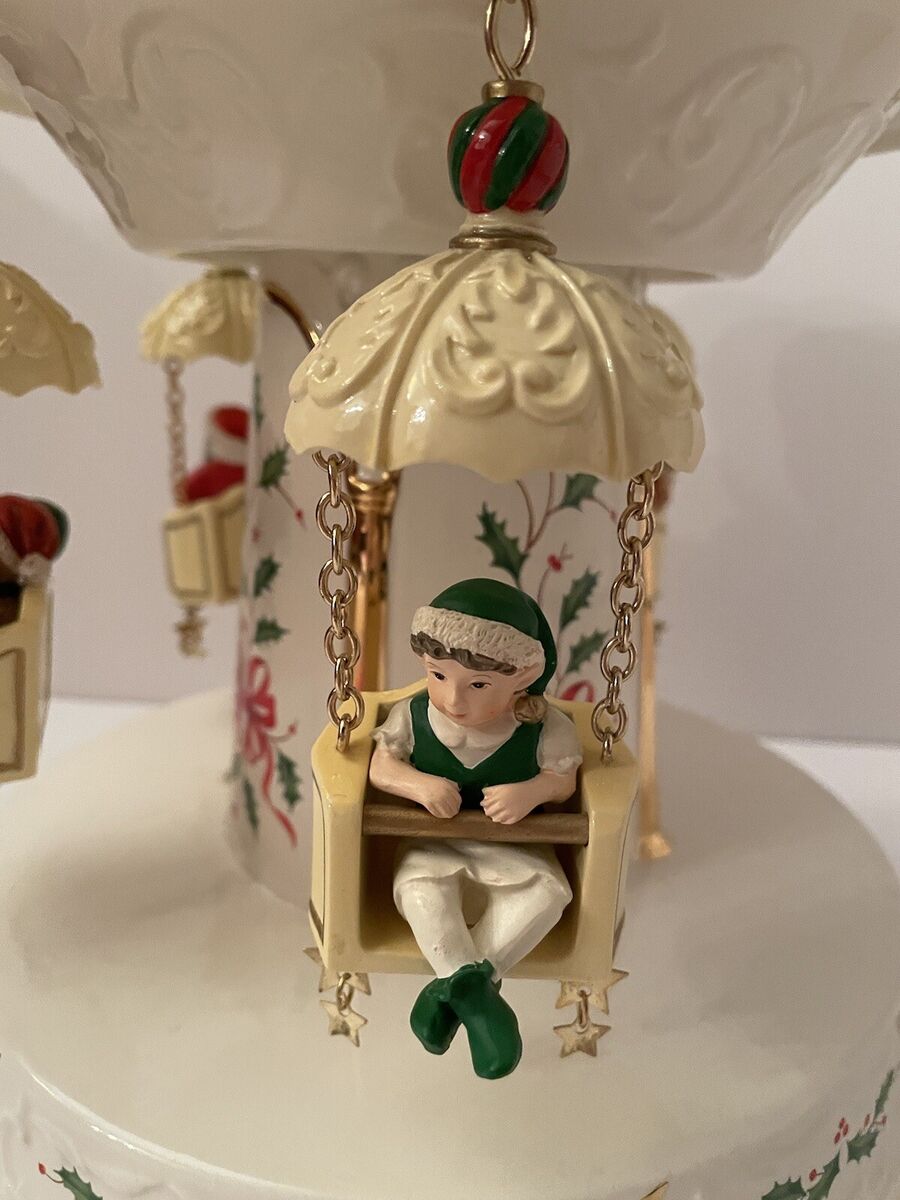 lenox christmas merry go round