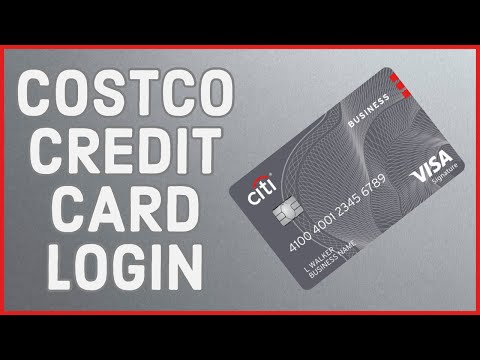 citi costco visa login