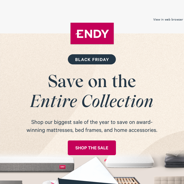 endy black friday sale