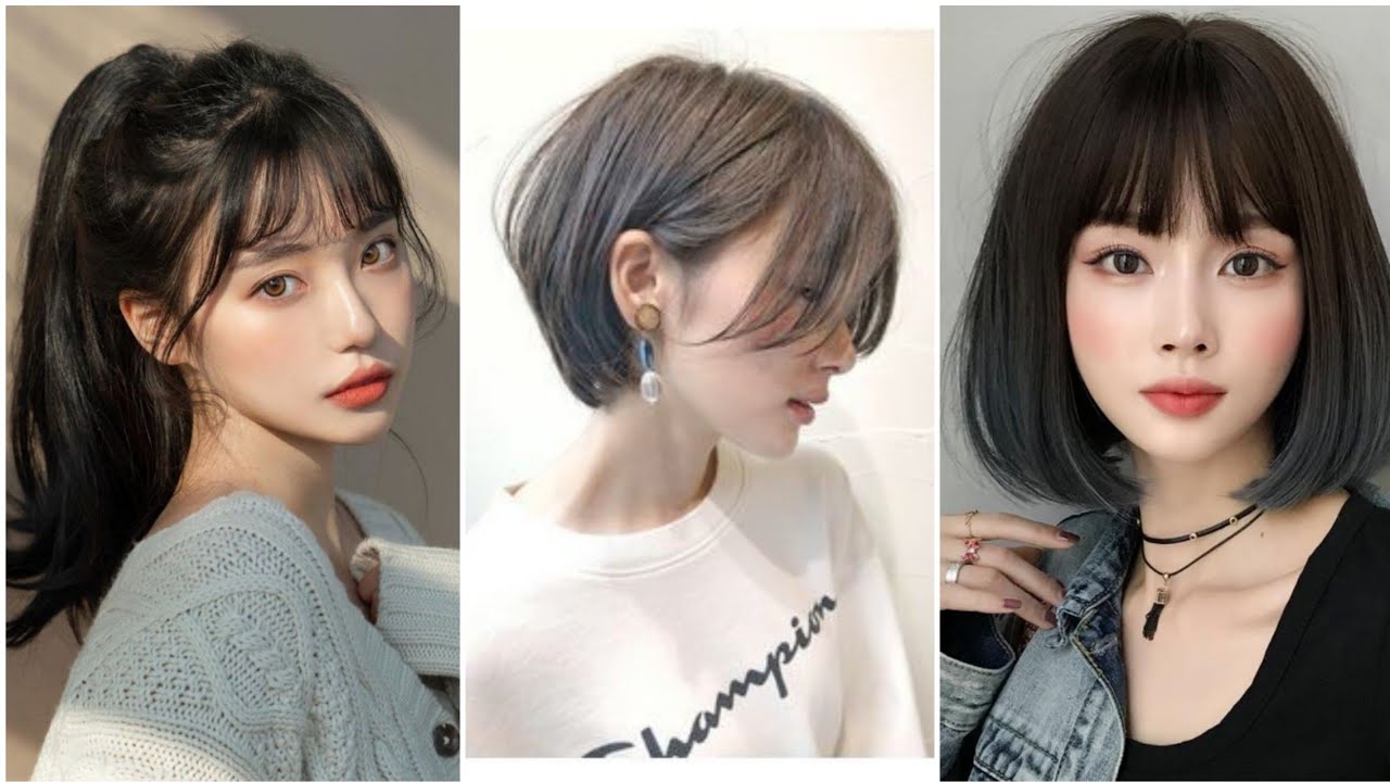 korean short hairstyle female