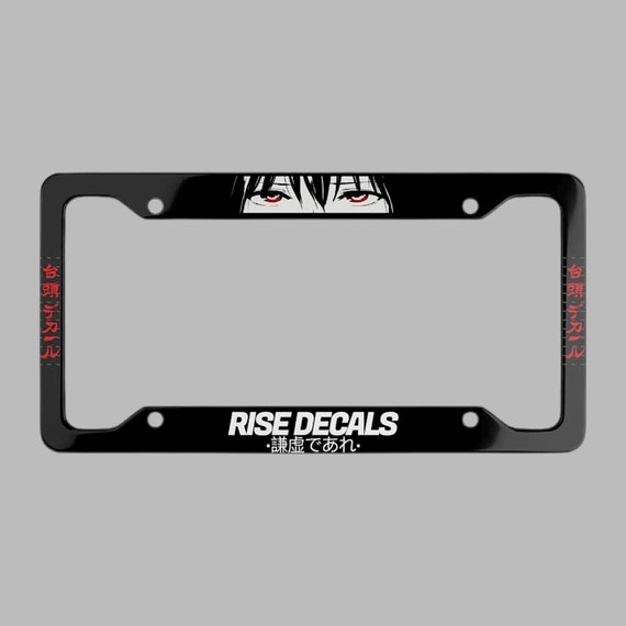 licence plate frame jdm