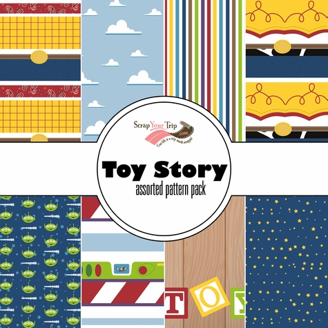 toy story scrapbook paper