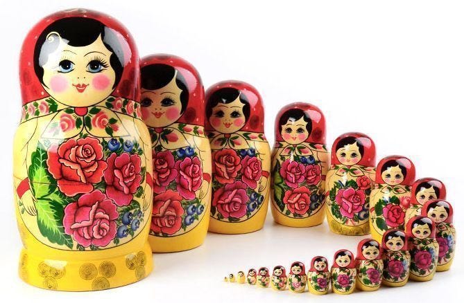 russian stacking dolls meaning