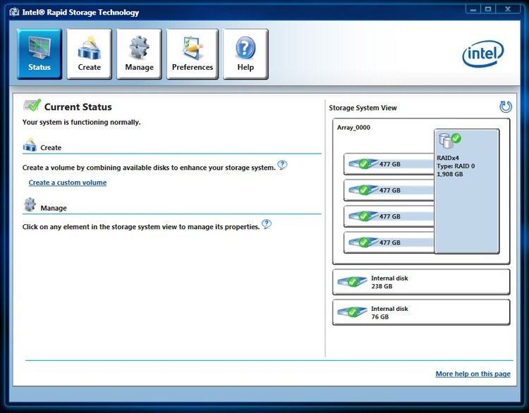 intel raid driver