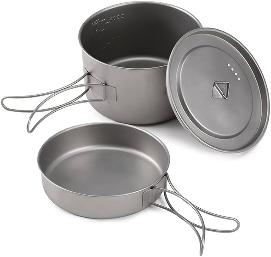 titanium camping pot