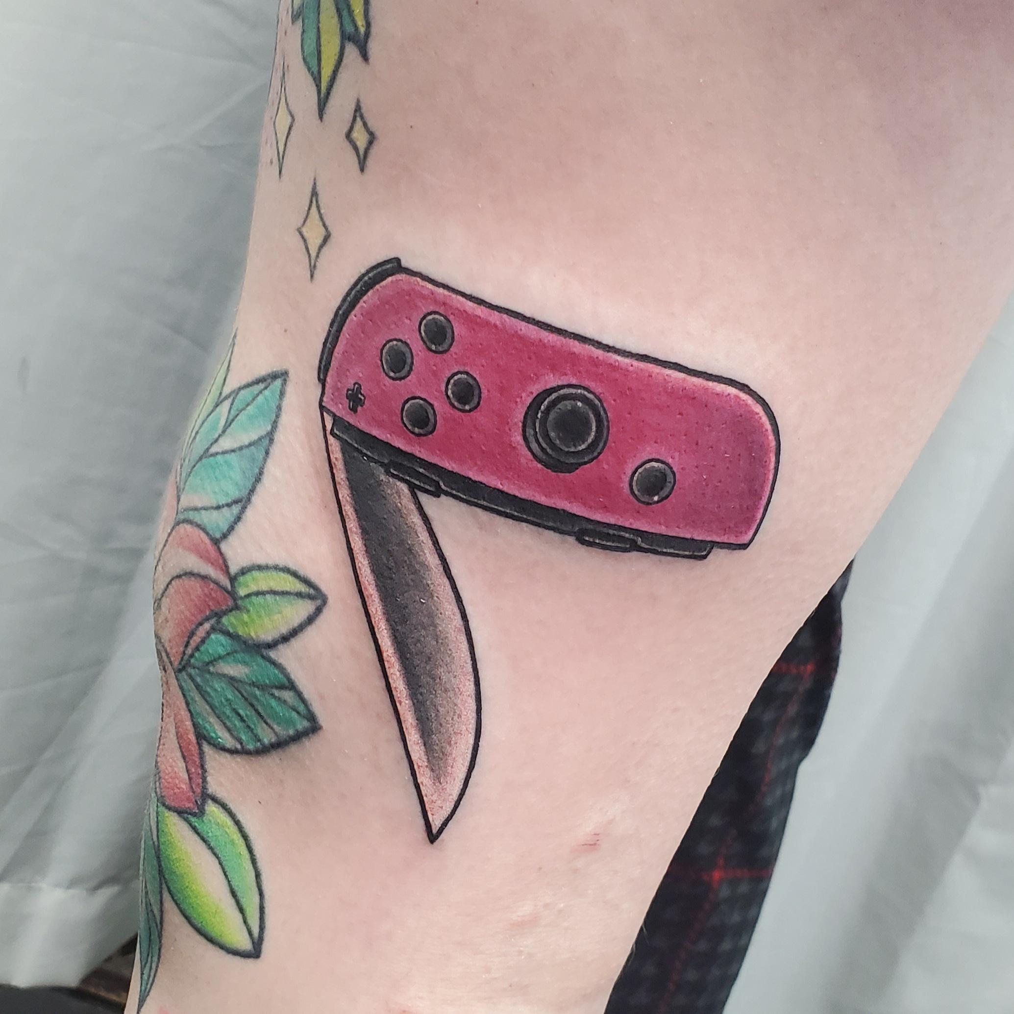 nintendo switch tattoo