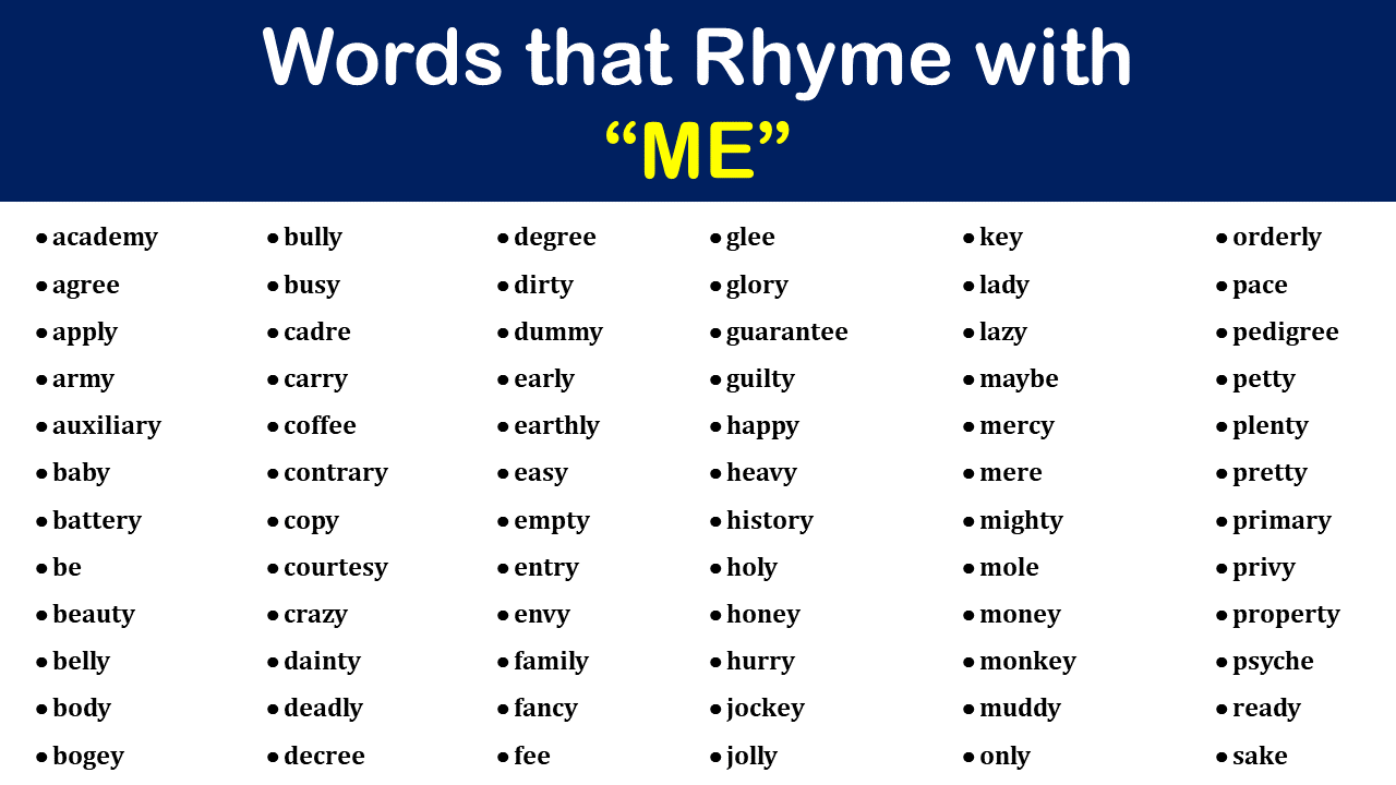 words that rhythm with me