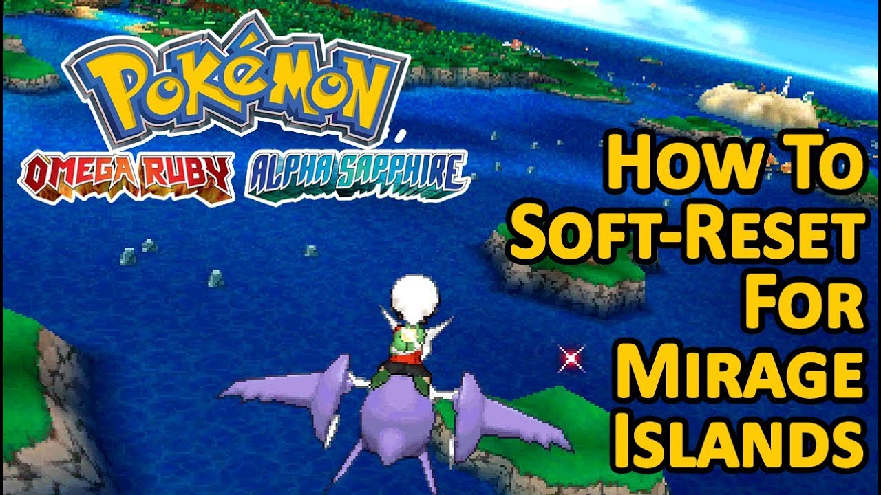 how to reset pokemon omega ruby