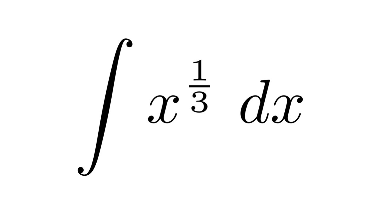 integral de 1 x 3