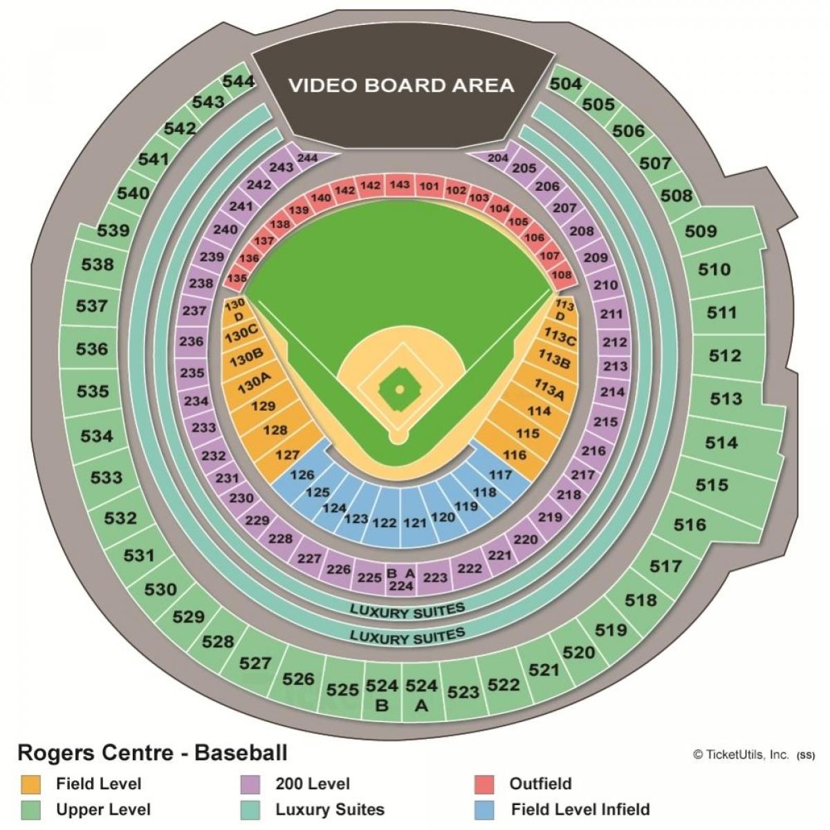 map of rogers center