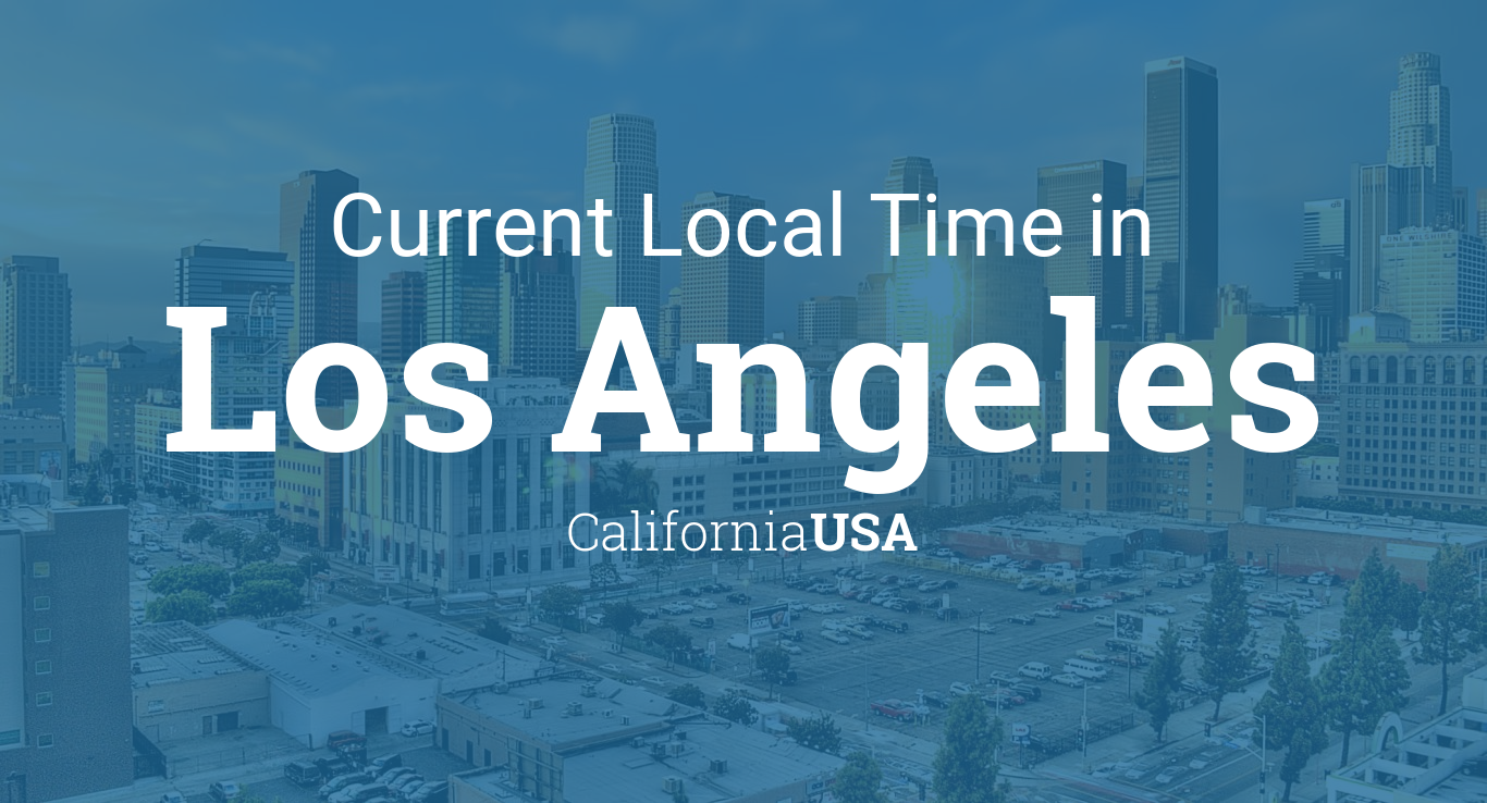 current time in usa california