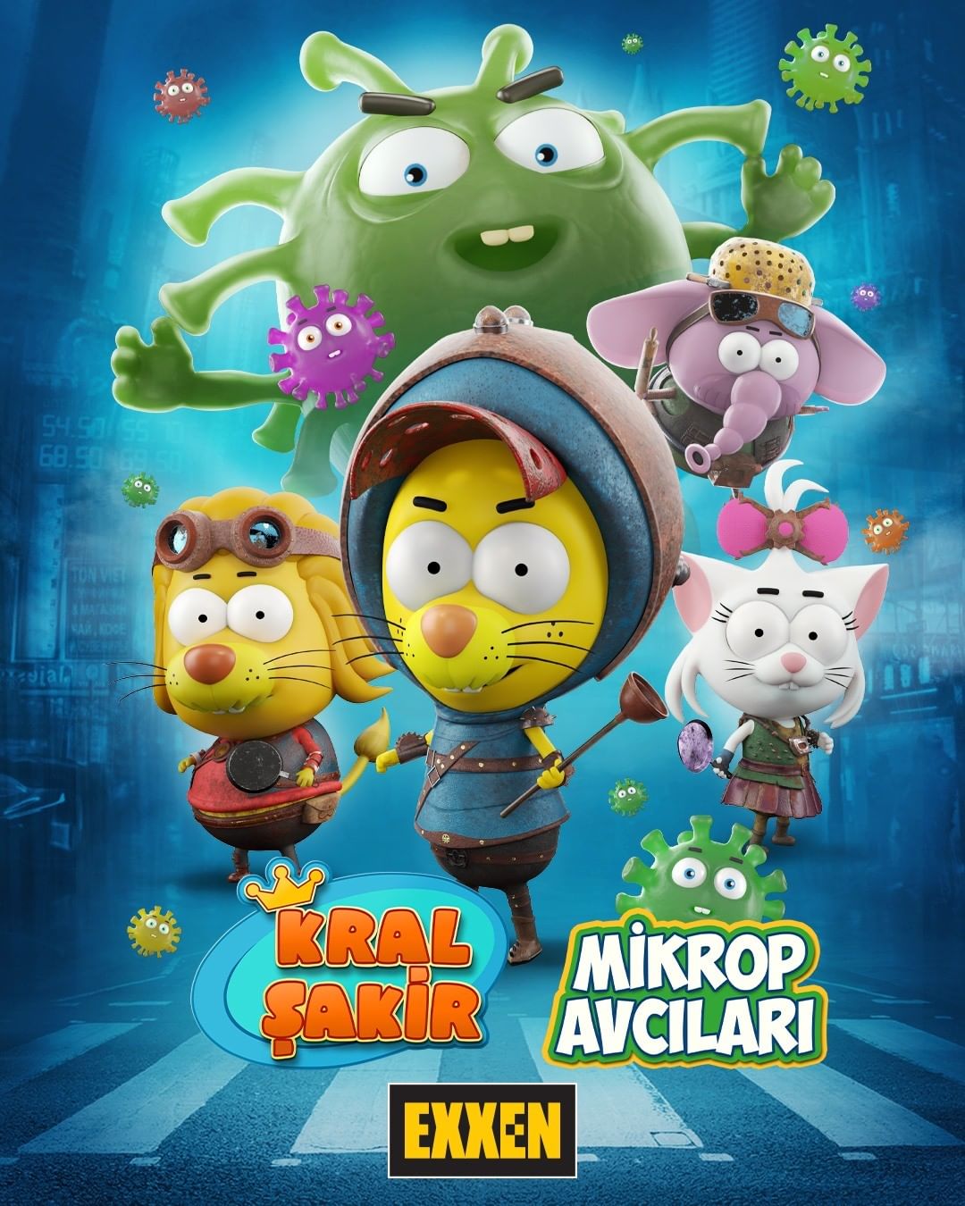 kral şakir mikrop avcıları full izle