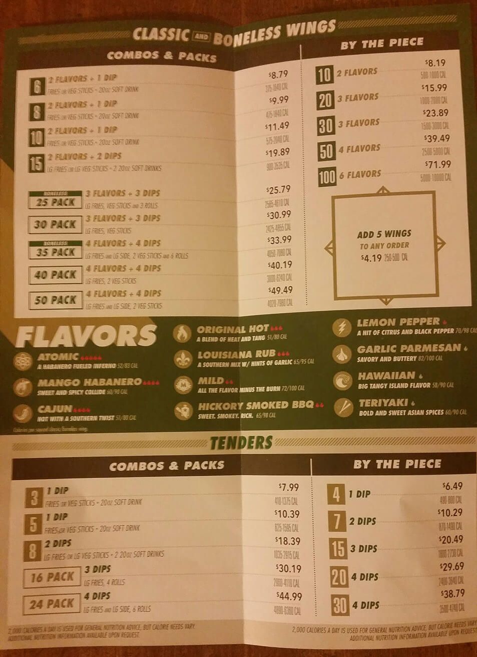 wingstop fries price