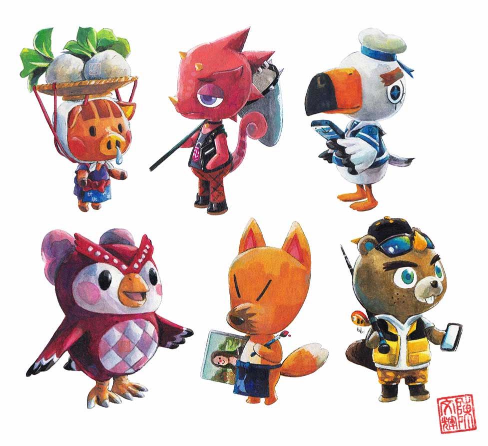 animal crossing fan art