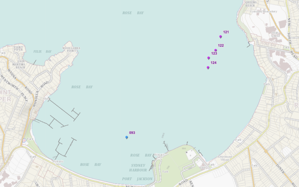 nsw mooring map