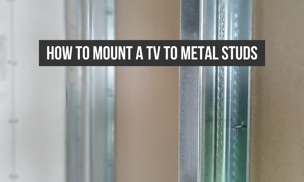 hang tv on metal stud