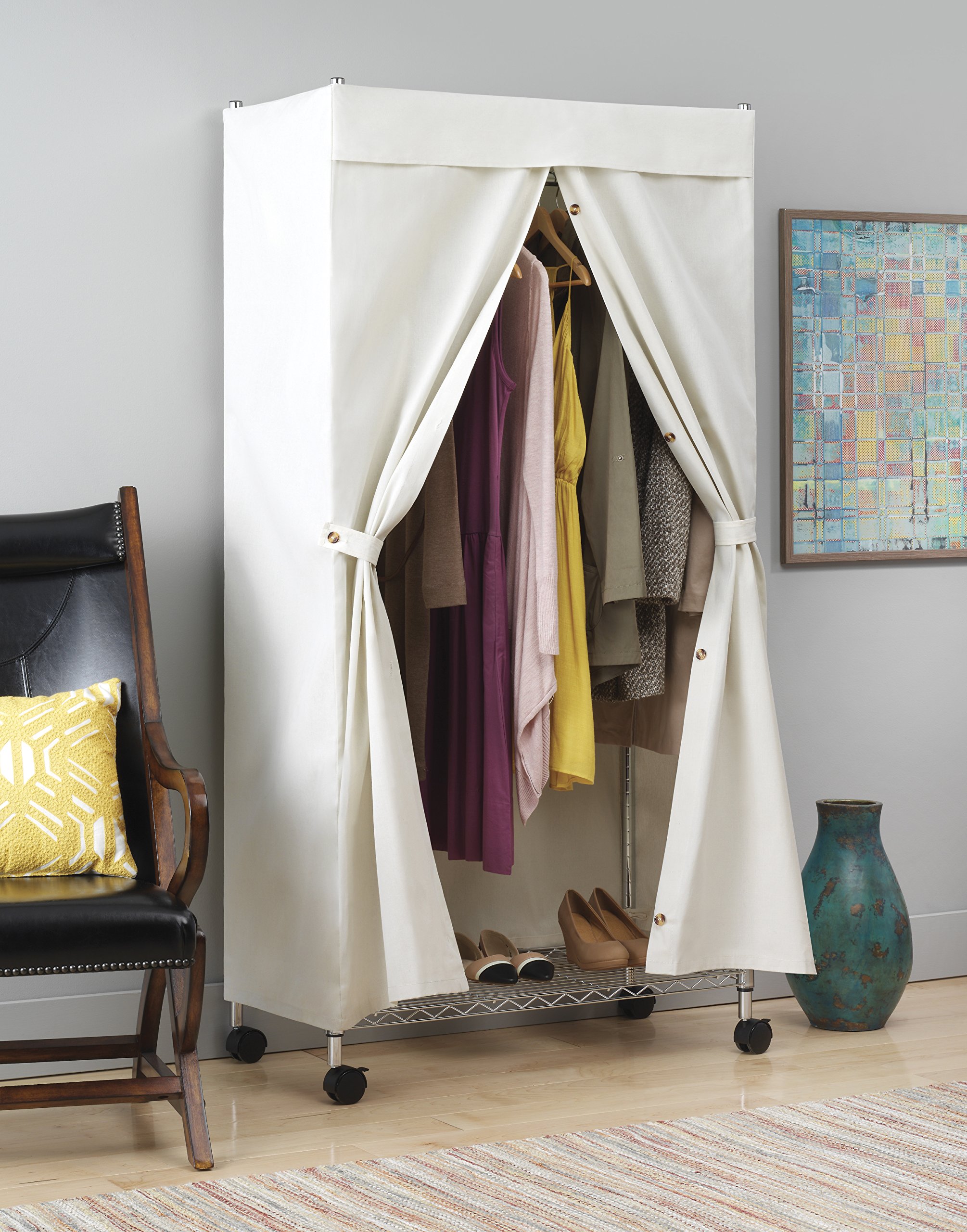 clothes rack and cover