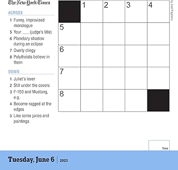 new york times mini crossword puzzle