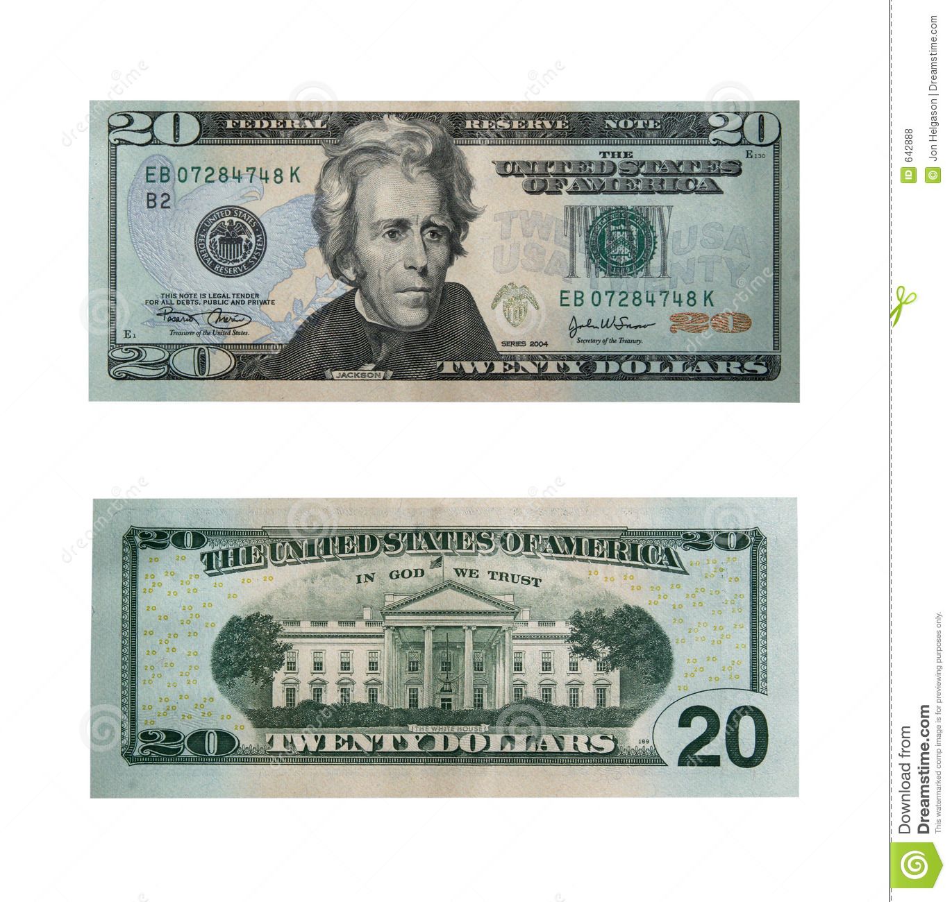 printable 20 dollar bill actual size