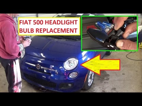 fiat 500 headlight bulb