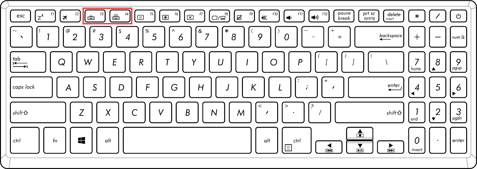 asus light up keyboard