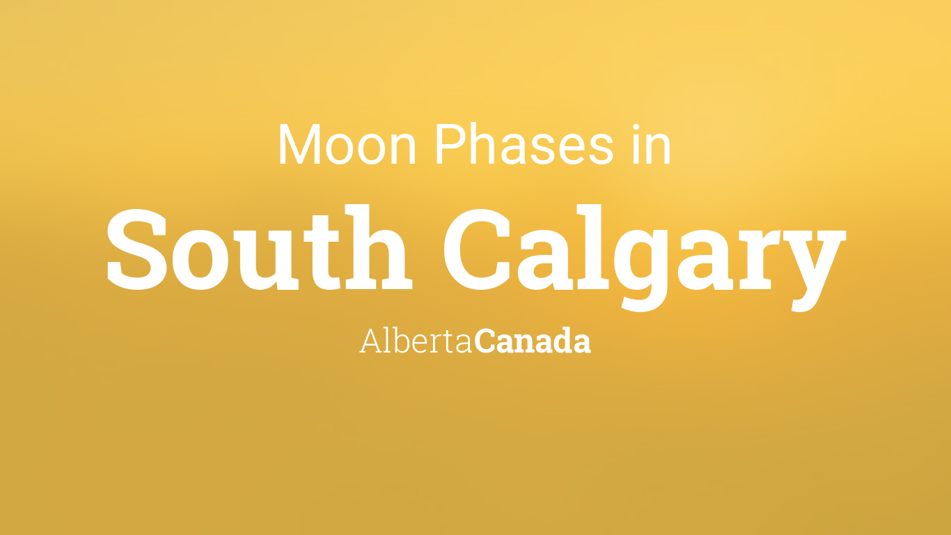 calgary moon phases